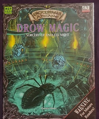 Encyclopaedia Arcane Drow Magic d20 System Mongoose Publishing 2002 MGP1025
