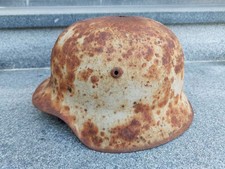 Stahlhelm M42 Wintertarn Wehrmacht 2.wk WW2