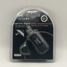 Zeikos Hi-Speed SD USB 2.0 Card Readers Writer For SDMC MMC