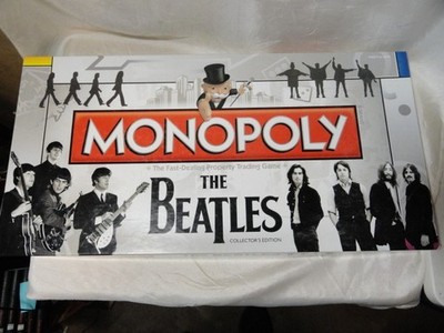 2010 HASBRO MONOPOLY THE BEATLES COLLECTOR'S EDITION BOARD GAME COMPLETE VGUC