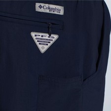 New Men's Columbia PFG Backcast iii water/fishing shorts - Navy - Large - New