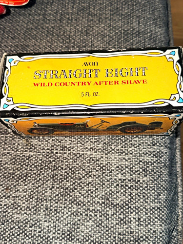 Avon Straight Eight Wild Country Men's Aftershave 5 fl oz Car OPENED ALMOST FULL