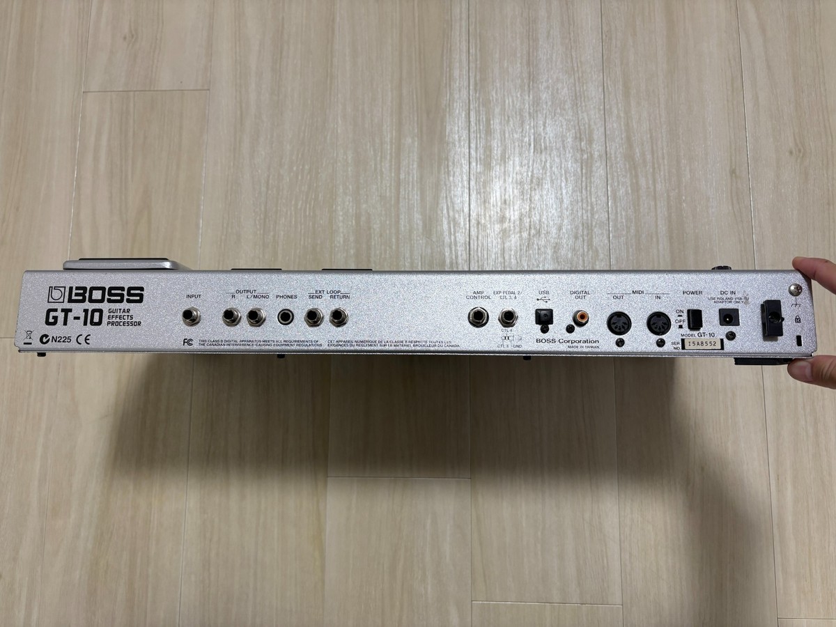 Boss GT-10 Multi Guitar Effects Processor Effect Pedal with Power