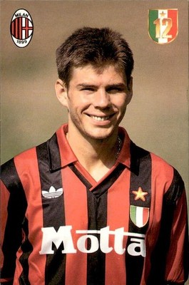 Postcard Boban Zvonimir (midfielder) Milan Milan-Werder Bremen