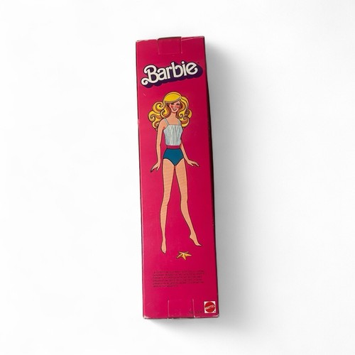RAR Barbie #5336 blauer Badeanzug 1982 neu im Karton FOREIGN EDITION - Bild 7 von 11