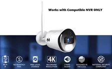 Night Owl 4K WNIP-8LTA-BS-V2 Add On Wi-Fi Security Camera with Power Adapter