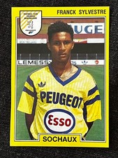 VIGNETTE STICKER PANINI FOOT 1992 FRANCK SYLVESTRE SOCHAUX # 248 RECUP REMOVED