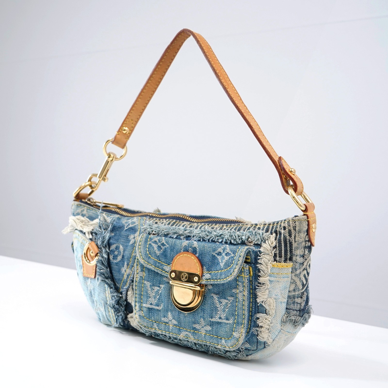 LOUIS VUITTON LV Monogram Denim Patchwork M95382 … - image 7