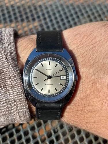 Timex Marlin 34mm Mechanical 26652-2572 Vintage Men's Working watch