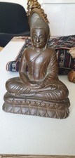 Sculpture statue de Bouddha en Bronze ancien