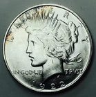 *1922 PEACE DOLLAR* *GEM BU+++* *RAINBOW COLOR* NR #G4130