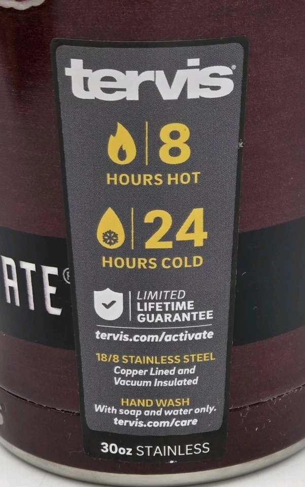 Caneca de viagem Tervis MSU Mississippi State Bulldogs 30 oz aço inoxidável  - Imagem 3 de 4