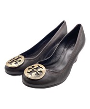 TORY BURCH Brown Leather Pumps EU37 US6.5
