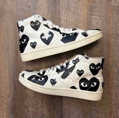 Converse x Comme des Garcons Pro Multi Heart PLAY Men's Size 11