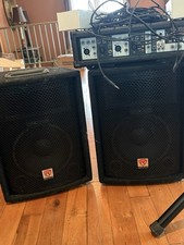 Rockville RPG2X10 KAR 1 Dual 10'' Karaoke Machine System - Black