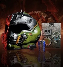 Doom: Dark Ages Doom Slayer 1:1 Scale Full Size Wearable Helmet Replica Bundle