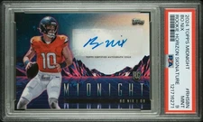 2024 Topps Midnight Bo Nix RC Rookie Horizon Signature Auto PSA 9 🔥
