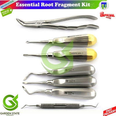#ad #ad Essential Root Fragment Kit Twisting Root Tip Luxation Removal Elevators Forceps $59.97