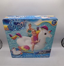 Bestway H2O Go Ride-On Unicorn Float Swimming Pool Inflatable Float Pool Fun