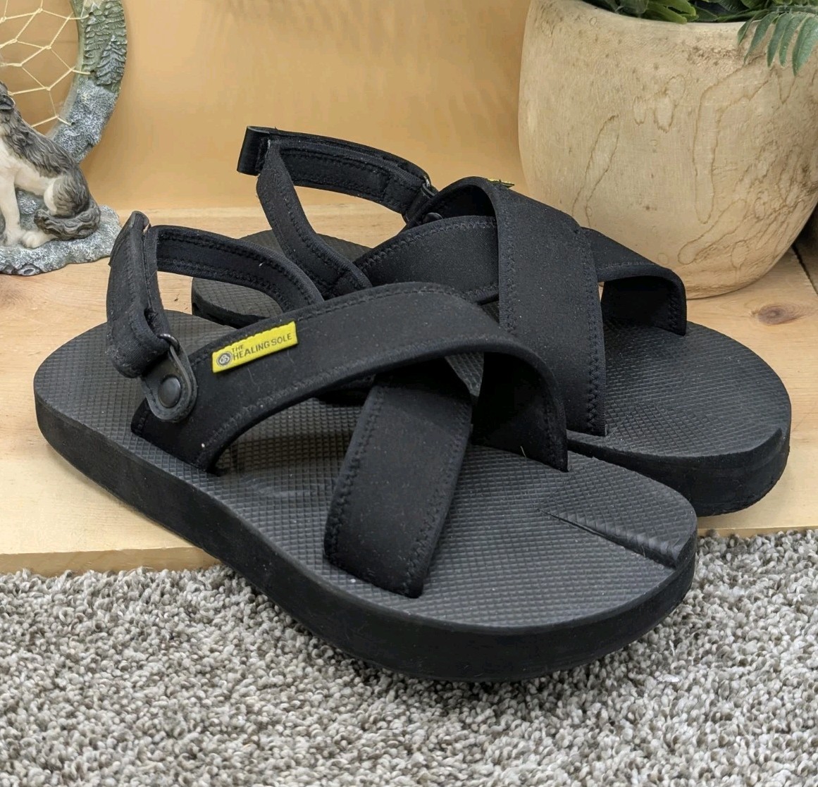 SAOLA Sandali The Healing Sole Uomo Taglia 8 5 Donna Taglia 10 Estivi Comfort Supporto