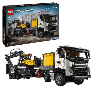 LEGO Technic 42175 Volvo FMX LKW mit EC230 Electric Raupenbagger Bausatz, Mehrfa