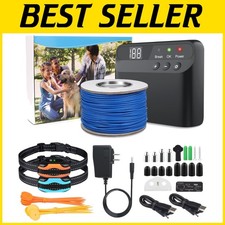 Electric Dog Fence with 2 Waterproof Collars Free USA Shipping