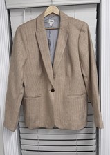 J. Crew Parke Blazer Sz 16 English  Herringbo...