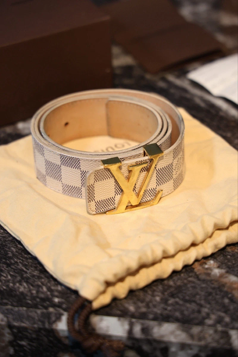 Louis Vuitton Leather White Belts for Men for sale | eBay
