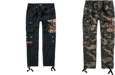 IRON MAIDEN - IRM Pure Slim Trouser - Hose darkcamo - black NEU & OFFICIAL!