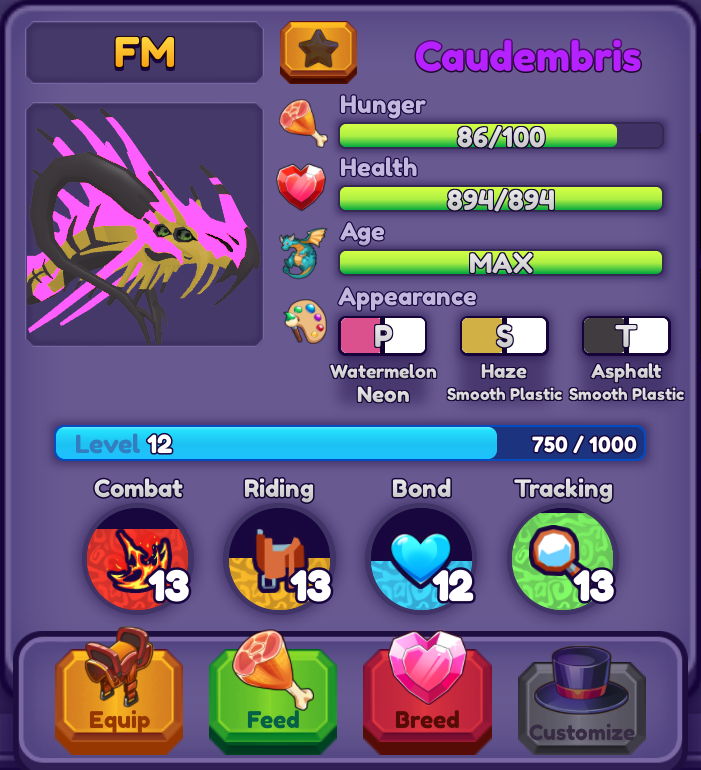 Caudembris | Dragon Adventures | DA | Roblox | eBay