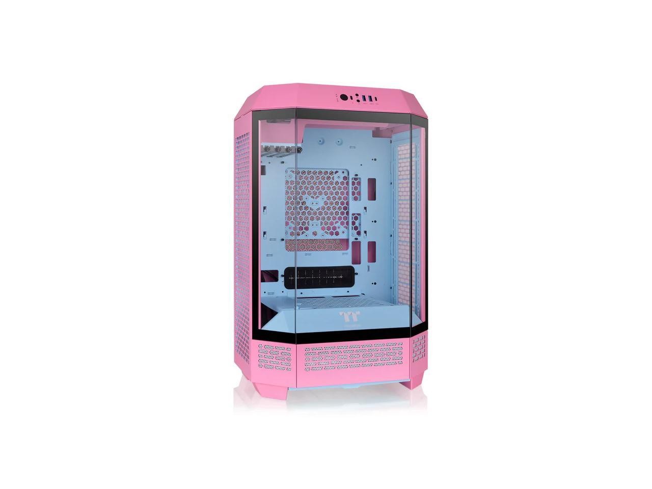 Корпус Tower 300 Bubble Pink Micro-ATX Вентилятор CT 2x140 мм в комплекте Поддержка до 49390₽