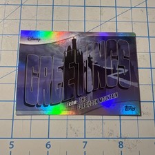 2025 Topps Disney Sleeping Beauty Greetings Holo Foil Refractor
