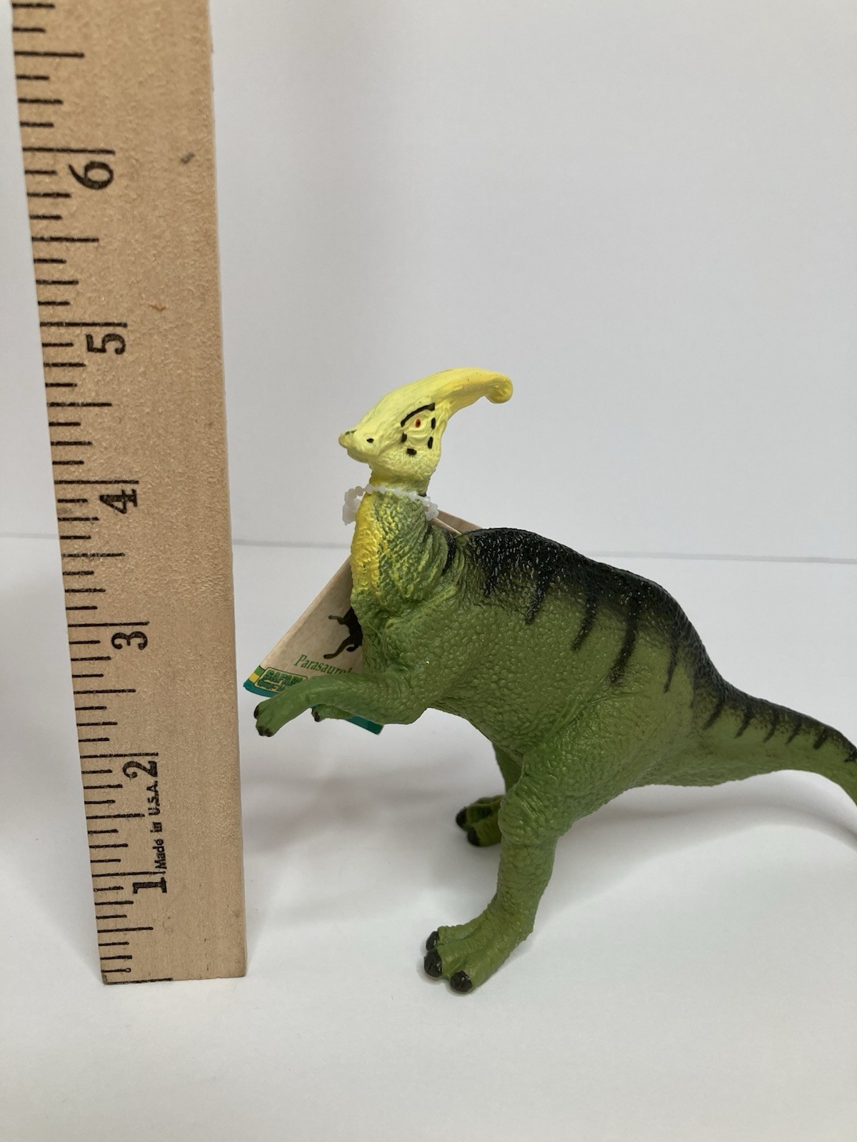 Vintage 1988 Safari LTD Carnegie Collection Parasaurolophus Dinosaur