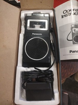 Panasonic RQ 165 Microcassette Recorder Original Box Literature