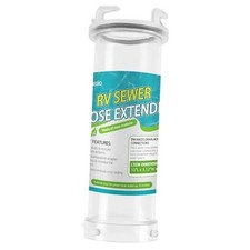 10" Extension Clearview Sewer Hose Adapter T1021 RV Clear Sewer Hose 10 Inch