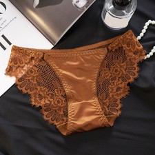 Charming Women's Lace Satin Triangle Underwear Stylish and Comfortable