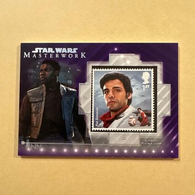 Limitierte Auflage 50: Topps Star Wars Masterwork Sammelkarte FINN Relic