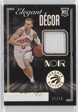 2020 Panini Noir Elegant Decor Rookie Jerseys 35/75 Malachi Flynn #EDR-MFL s3g