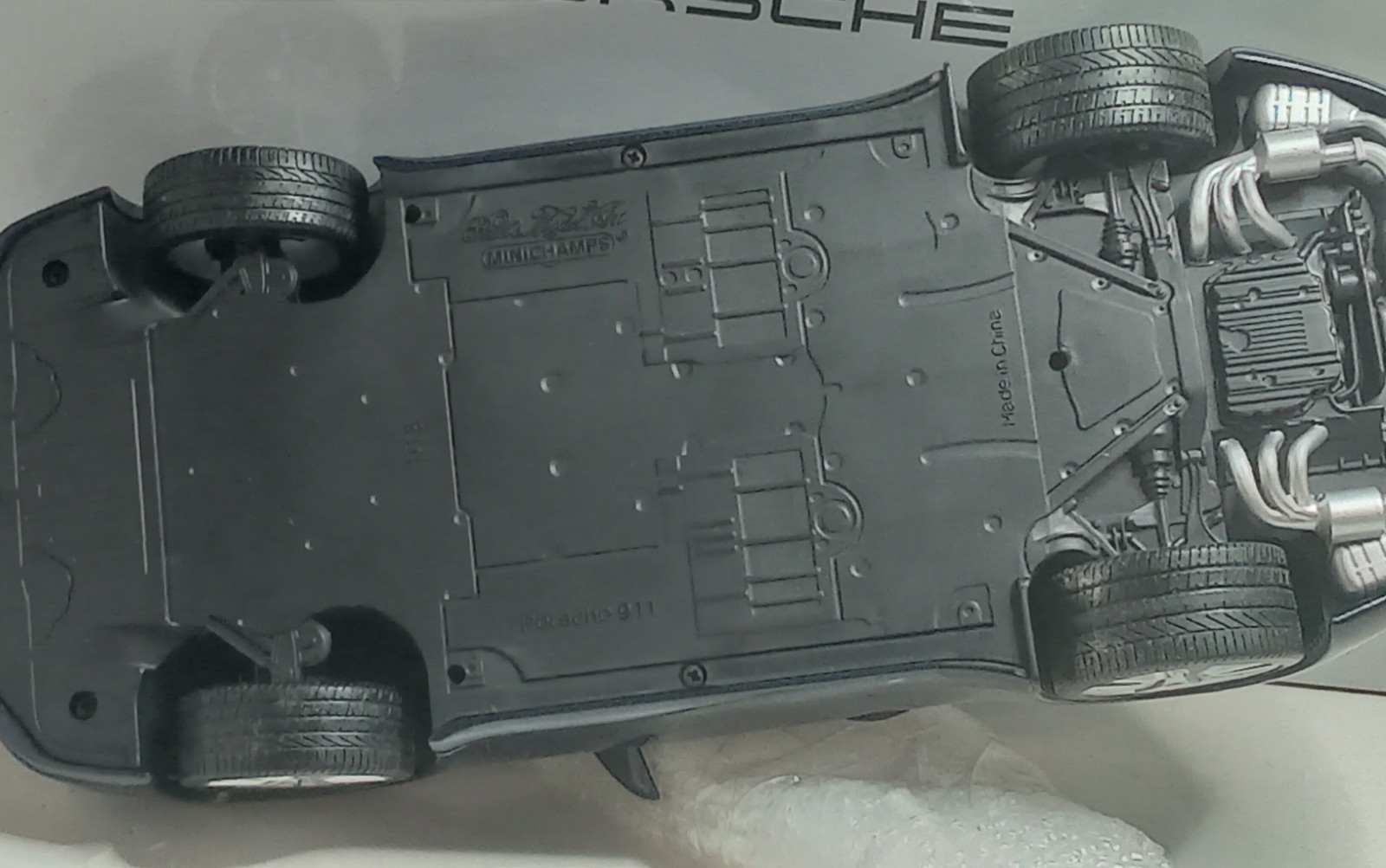 MINICHAMPS 1/18 PORSCHE 911 (991) CORSA S DARK BLUE GOOD CONDITION IN BOX TO B10