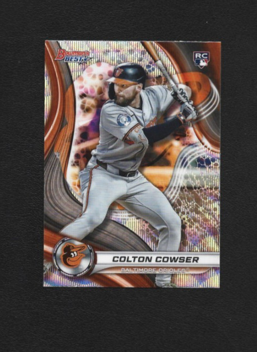 2024 Bowman's Best Colton Cowser RC Wave Refractor #10 Baltimore Orioles