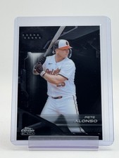 PETE ALONSO 2026 TOPPS CHROME BLACK #18 ORIOLES Q6573
