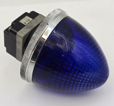 Maruyasu Electric Co BLR-24 LHS-C Blue Indicator Light Lens 24V AC/DC