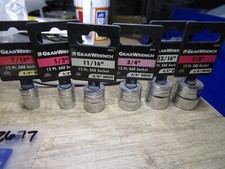 GEARWRENCH 3/8" Drive 12 Point SAE Socket 7/16 11/16 7/8 1/2 13/16