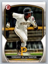 2023 Bowman Paper Base #BP-121 Yordany De Los Santos - Pittsburgh Pirates