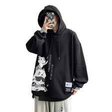 Hong Kong Style Boys Lapel Pullover Hoodie