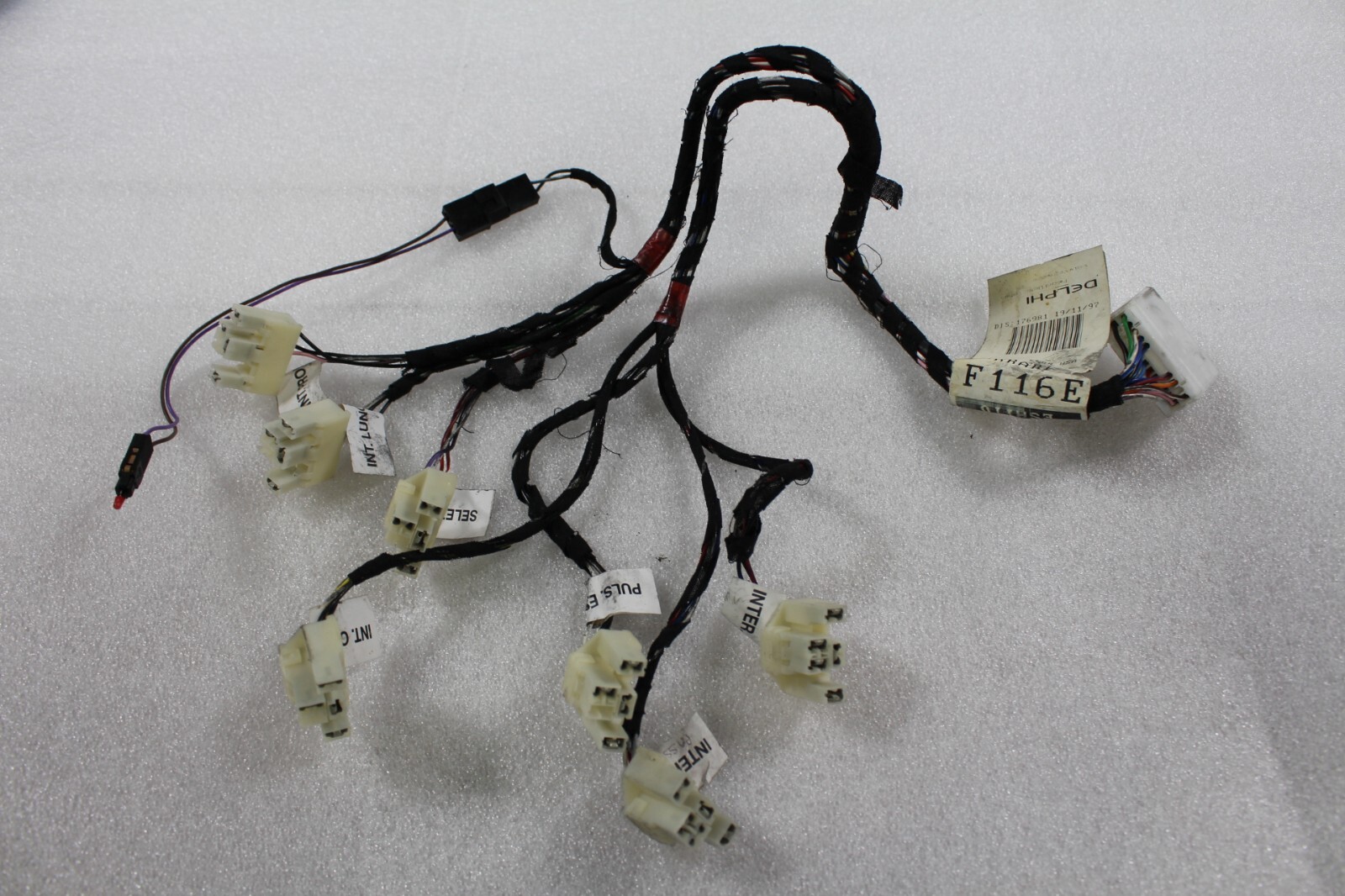 Ferrari 456, Center Console Wire Harness, Used, P/N 176981