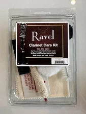Ravel Clarinet Daily Care Kit Grease Polishing cloth Reed Holder Key Buff +More