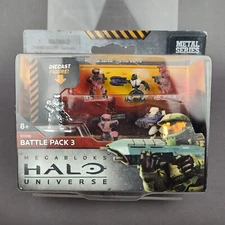 Mega Bloks Halo Universe Metal Series Die Cast Battle Pack 3