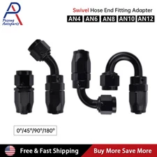 AN4/AN6/AN8/AN10/AN12 Swivel End Fitting Adapter For CPE Oil Fuel Gas Hose Line