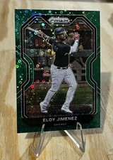 Eloy Jimenez 2021 Prizm GREEN DONUT CIRCLES Parallel Chicago White Sox 